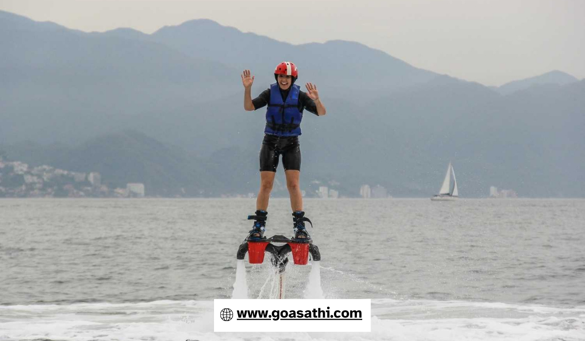 Flyboarding in Goa – Feel the Thrill of Flying Above the Waves with Goa Sathi