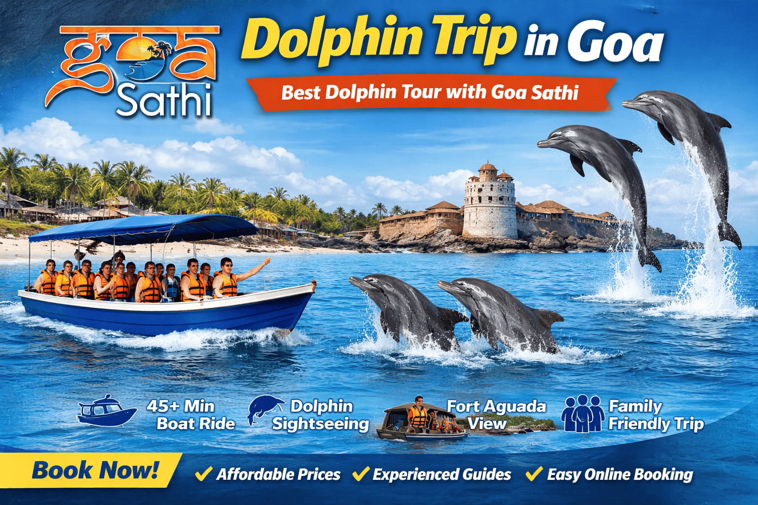 Dolphin Trip in Goa